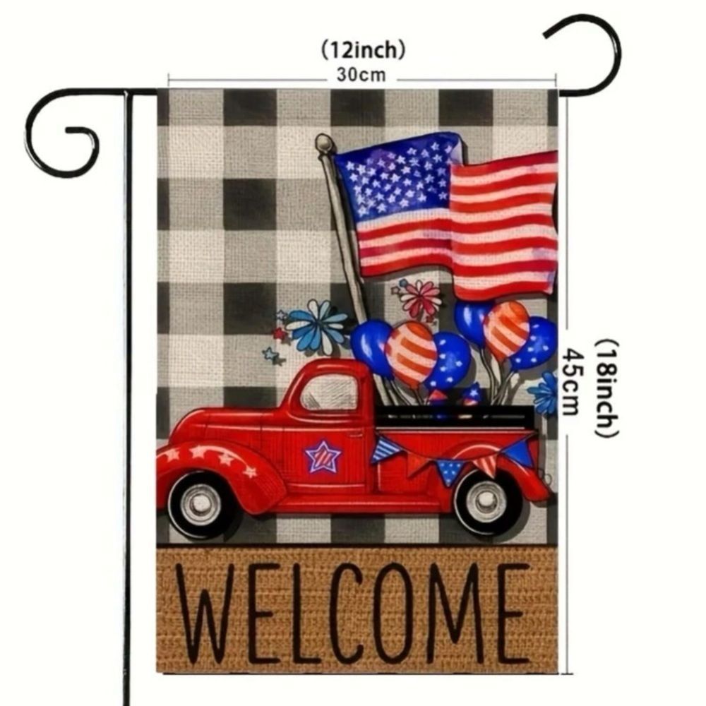 Welcome flag new